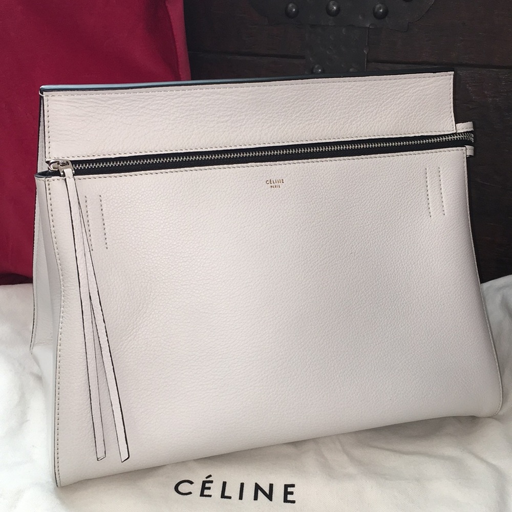 Rare White Celine Edge Purse
